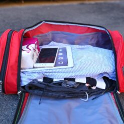 Customised Cylinder Shape Fitness Travel Bag Logo Printing Gifts 4