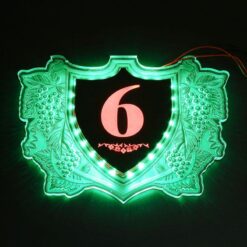 Customised Led Luminous Relief Door Sign Logo Printing Gifts